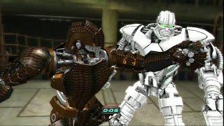 REAL STEEL-Green NOISY BOY vs Golden ZEUS & PALLADIUS vs White ZEUS(ЖИВАЯ СТАЛЬ)-