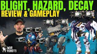 War Robots New Weapons Hazard Decay And Blight | War robots MK3 Gameplay And Review WR