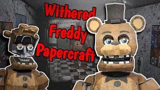 Withered Freddy Papercraft Five Nights at Freddy's 2 | Stop Motion Video