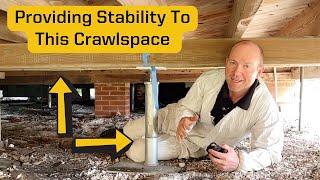 Improving an Old Home's Crawl Space Support System