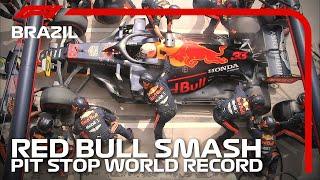 Red Bull Smash Pit Stop World Record | 2019 Brazilian Grand Prix