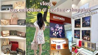 luxury bag collection  perfume shopping • MFK, hermés, givenchy, chanel  vlog philippines