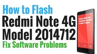 Redmi Note 4G Model 2014712 Flash done with Mi Flash tool by GsmHelpFul