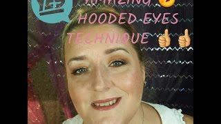 Amazing Hooded Eyes Dome technique GREAT for mature eyes