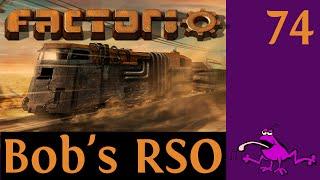 Let's Play Factorio with Bob's Mods RSO Ep #74, cinching the belts