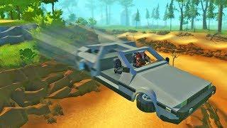 РЕАЛИСТИЧНЫЙ ЛЕТАЮЩИЙ DMC DELOREAN - ОБЗОР ПОСТРОЕК в Scrap Mechanic