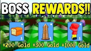 *EVERY* BOSS FIGHT REWARD (HURRY) | Build a boat for treasure ROBLOX