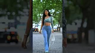 Fine girls in blue tight jeans: Outfits you should try this month #fashion #style #outfit #shorts