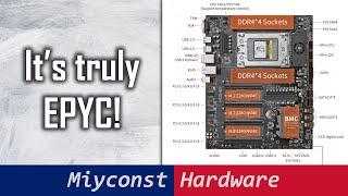 Huananzhi H12D-8D EPYC - motherboard review, part 1
