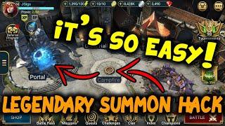 Guaranteed Legendary Summon!! Easy Campfire Hack | RAID: Shadow Legends