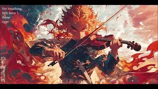 flame breathingfifth form: flame tiger | demon slayer MUGEN TRAIN | 鬼滅の刃 | rengoku | EPIC | violin