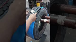 Bus#tyres 700/16 #tyres retreading Welding cooling work process