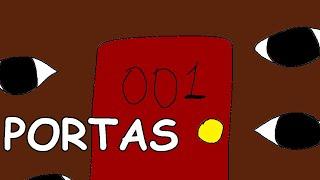 DOORS, MAS ELE FOI FEITO NO PAINT! - DOORS BUT BAD ROBLOX