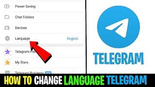 How to Change Language in Telegram on Android 2024 | telegram language kaise badle