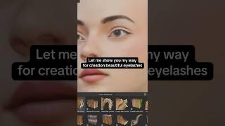 My eyelashes generator, it’s totally free, try it! #3d #blender #addon #cg #indiegame #cg
