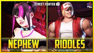 SF6 ▰ Nephew (Juri) VS RiddlesMK (Terry) !! ▰ STREET FIGHTER 6 High Level Gameplay