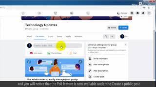 How to Do a Poll on Facebook :Tutorial