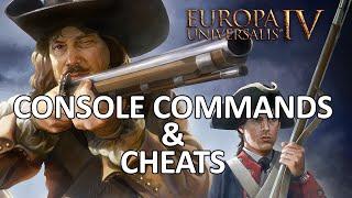 How to use Europa Universalis IV Console Commands | EU4 Cheats