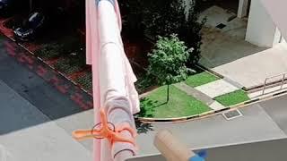 Singapore  hanging clothes +Uri ng sampayan meron sila