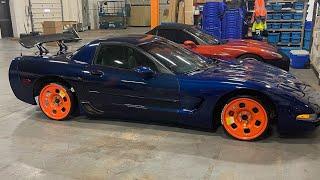 New wheels for the C5 CORVETTE  from WHEEL CRAFT (mentor ohio)