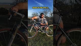 Mountain Bikers In The 1990’s vs Today