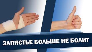 Relieve pain in the wrist with a slight movement of the hand