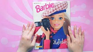 Заполняю журнал с наклейками "Барби на отдыхе"Альбом из 90-х Barbie HolidayБолталка, немного АСМР