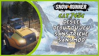 Tuto CAT 745C dès le début du jeu !!! (Alaska) - Snowrunner One X