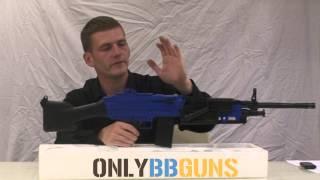 M249 1:1 Scale Spring Support Rifle with Bipod Reviewed by onlyBBguns