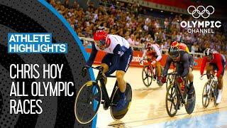 Chris Hoy's  Seven Olympic medal races | Athlete Highlights