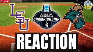 College World Series Reaction: LSU Defeats Coastal Carolina to Win 2025 National Title