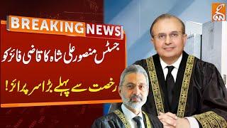 Justice Mansoor Ali Shah Huge Surprise to CJP Qazi Faez Isa | Breaking News | GNN