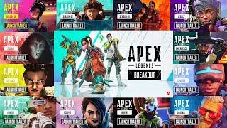 Apex Legends | All Cinematic Launch Trailers | Season 1 - 20 (HD)