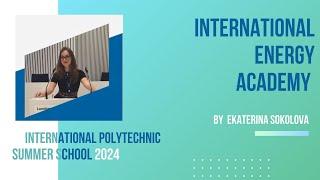 International Polytechnic Summer School 2024 ⎪ENERGY TECHNOLOGY (ET)