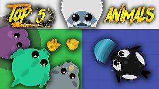 TOP 5 BEST MOPE.IO ANIMALS (MOPE.IO GAMEPLAY)- Hyper Matters