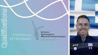 Antwerp 2023. 52nd FIG Artistic Gymnastics World Championships. QUAL PETROUNIAS Eleftherios (GRE)