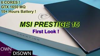 A ROAD WARRIOR's DREAM - MSI PRESTIGE 15 - Indepth First Look Review