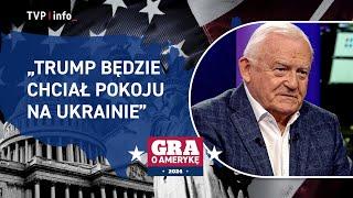 Leszek Miller: Trump będzie dążył do rozejmu na Ukrainie | WYBORY W USA