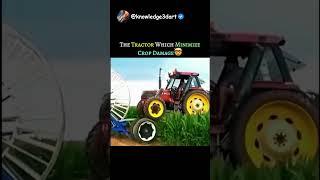 TECH MEETS TRADITION I THE TRACTOR WHICH MINIMIZES THE CROP DAMAGE 