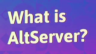 What is AltServer?