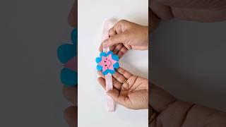 Easy Paper Rakhi Making Idea At Home #shorts #youtubeshorts #shortsvideo #diy #papercraft #rakhi