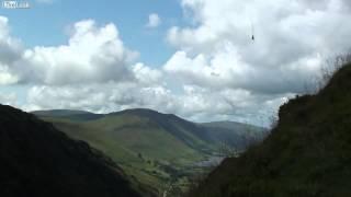 F-15 Strike Eagle Low Fly By " Mach Loop "