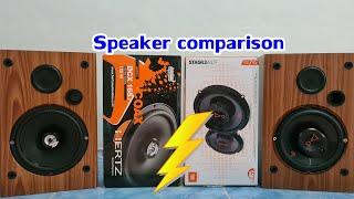 Speaker review : รีวิว Speaker comparison Hertz DCX165.3 vs JBL Stage3 637F