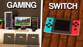 Minecraft: 10+ Gaming Build Hacks & Ideas!