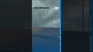 A cold-core funnel cloud was spotted between Stayton and Silverton, Oregon, on Friday, June 20
