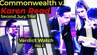 Karen Read retrial - VERDICT WATCH - DAY 2 - Legal Analysis