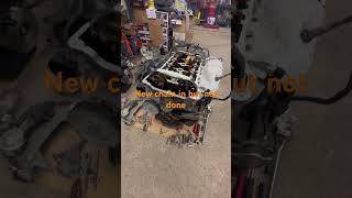 Engine tore down for timing chain swap 07 mini cooper s #timingchain #mechaniclife #mechanic #repair