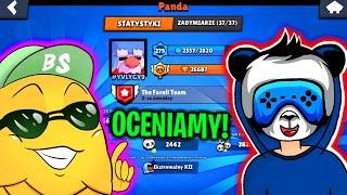 OCENIAM PROFILE WIDZÓW W BRAWL STARS #3 - KONTO YTBERA XD