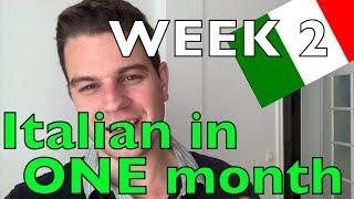 How to learn Italian FAST - Week 2 Update