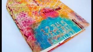 Gel Press® Bookcloth Art Journal Cover by Kathy Adams